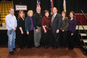 25+-recipients Missouri State employees who have worked at the university for more than 25 years.