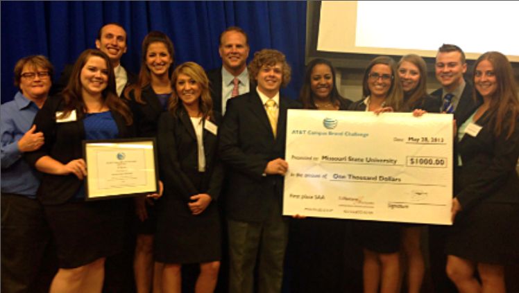 Business students win AT&T campus marketing challenge