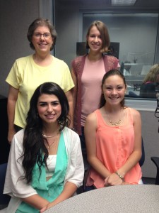 Back row, from left: Janice Greene and Katharine Lord. From row, from left: Alexandra Farris and Leann Reynolds.