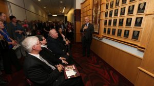 Wall of Fame ceremony
