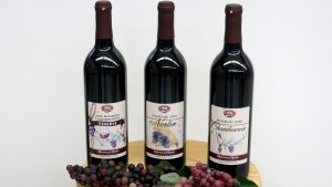 Three of the award-winning wines