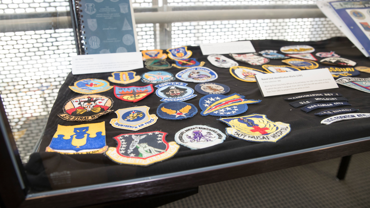 Meyer Library Unveils Military Insignia Collection News