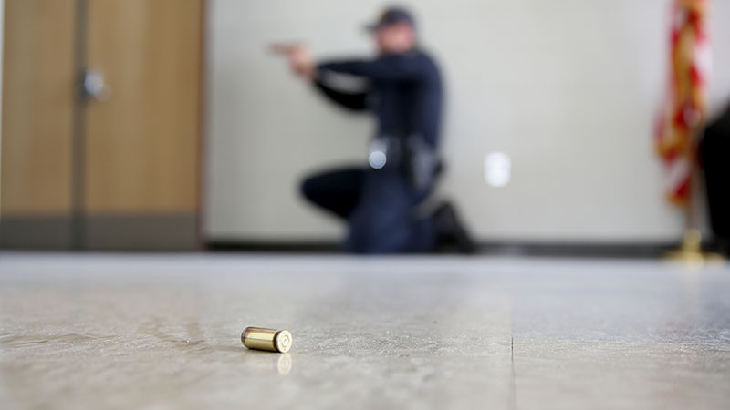 An active shooter drill