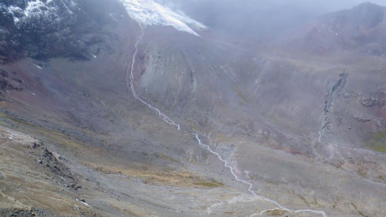 Glacier-fed stream
