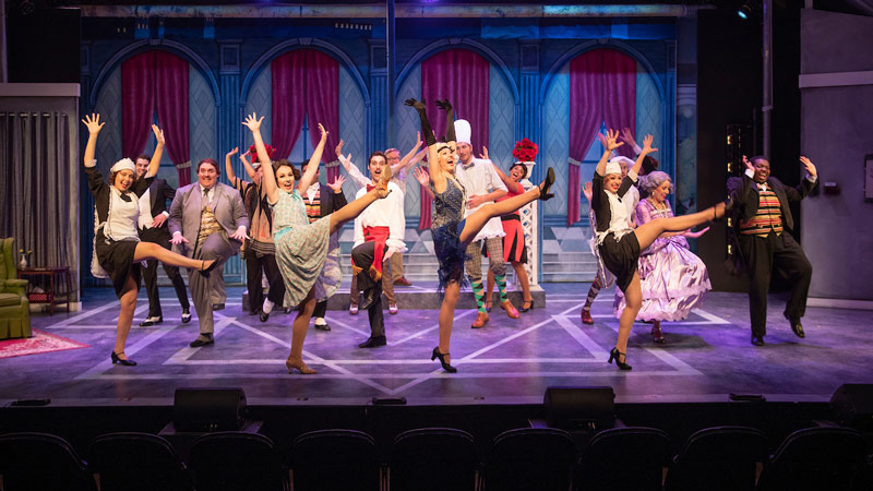 Actors perform in "The Drowsy Chaperone"