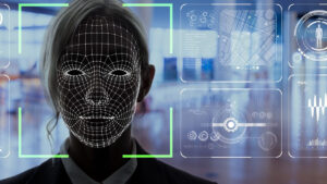 iMotions software analyzing facial features.