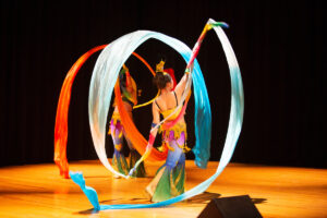Students perform at the 2019 Chinese New Year Banquet and Show.