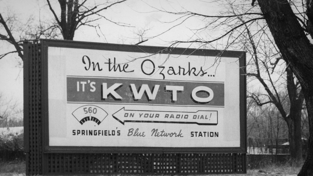 An old KWTO sign.