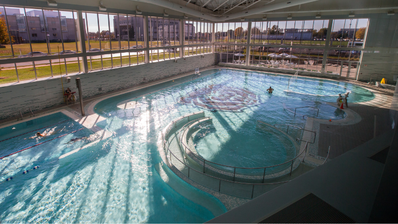 The pool at the Foster Recreation Center.