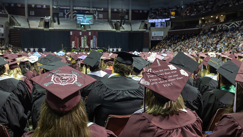 A group of Missouri State University graduates.