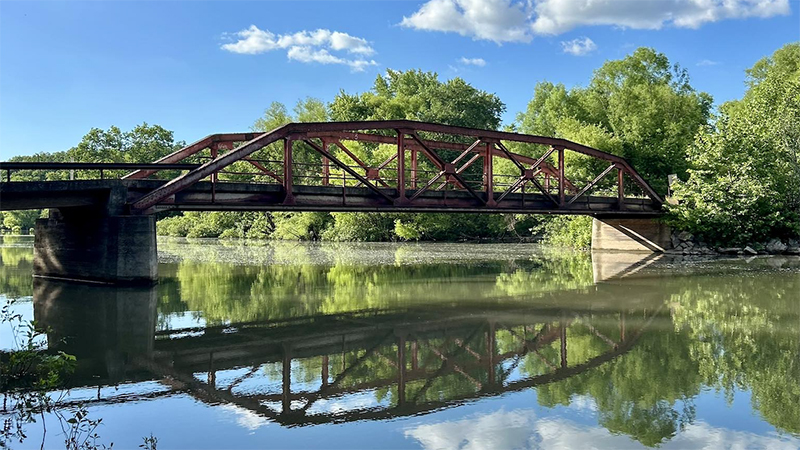 A bridge in rural Dade County.